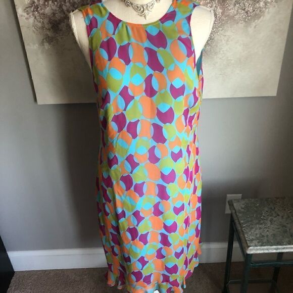 Spencer Jeremy silk dress retro size 10 new with tags limited - Picture 1 of 10